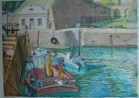 L'entr&eacute;e d'&eacute;cluse